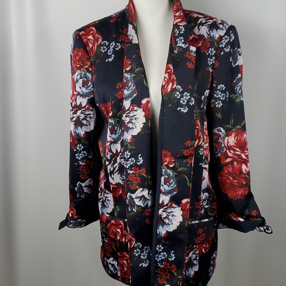 LOFT Jackets & Blazers - Ann Taylor loft Floral Colorful Blazer Size XL